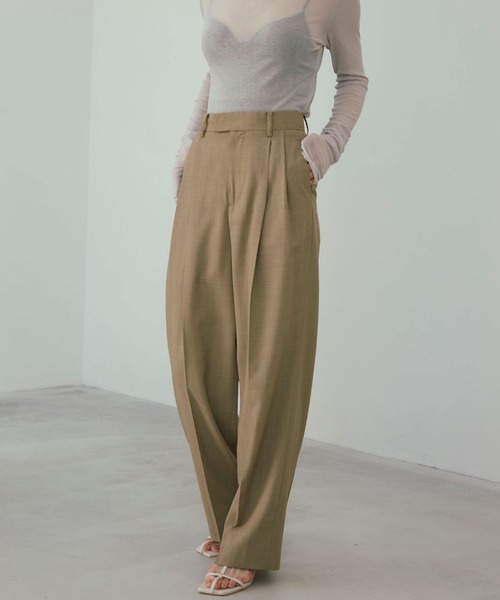 「JOSE MOON」 スラックス M ネイビー レディース_画像9