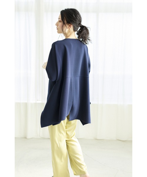 「OSMOSIS」 「loaf」半袖カットソー ONE SIZE ブラック レディース_画像4