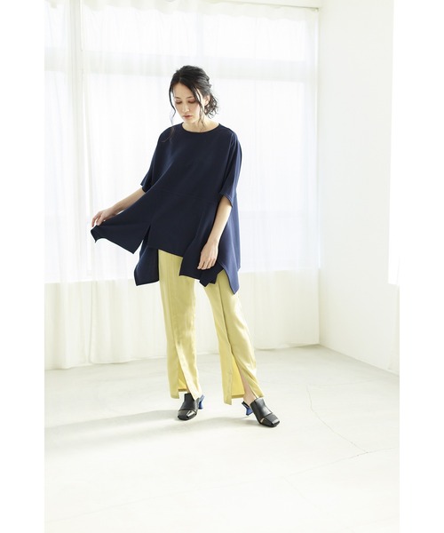 「OSMOSIS」 「loaf」半袖カットソー ONE SIZE ブラック レディース_画像5