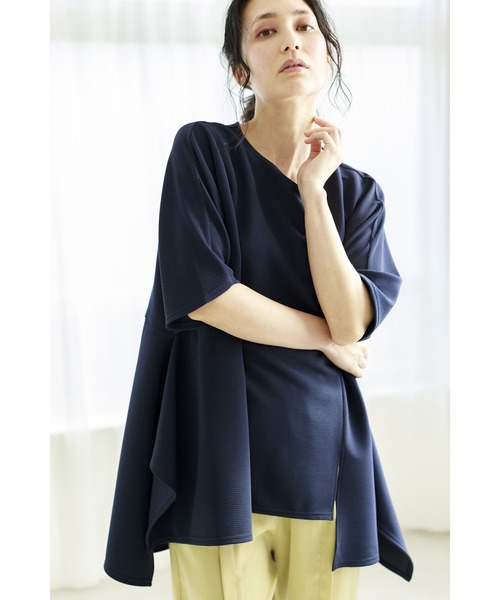 「OSMOSIS」 「loaf」半袖カットソー ONE SIZE ブラック レディース_画像7