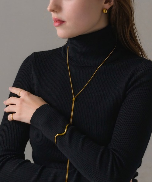 「muku」 ピアス(両耳用) FREE シルバー レディース_画像8
