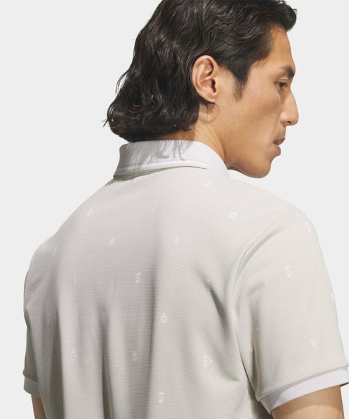 adidas（アディダス） ポロシャツ 半袖 モノグラム 半袖ポロシャツ
