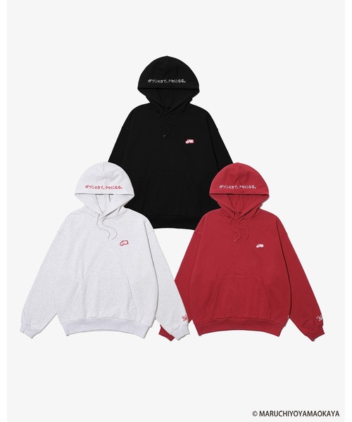KEBOZ（ケボズ） パーカー 山岡家 × KEBOZ LOGO WAPPEN SWEAT HOODIE