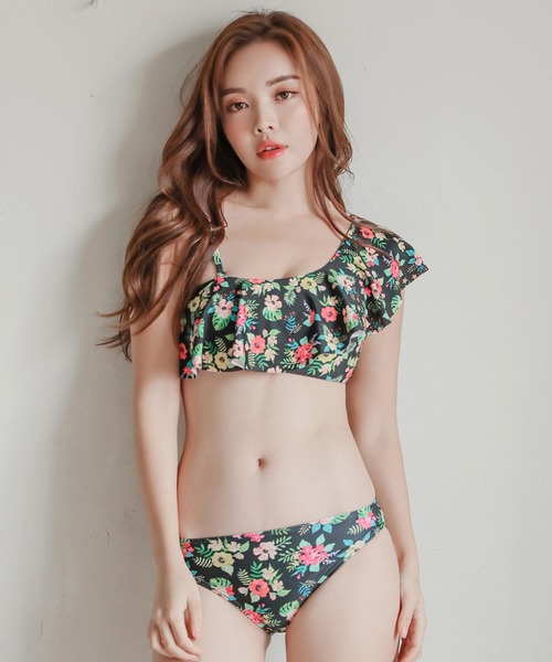 casia ビキニ セパレート 水着 花柄 Amazon.co.jp: [イー フライ] 体型カバー 水着 大きいサイズ