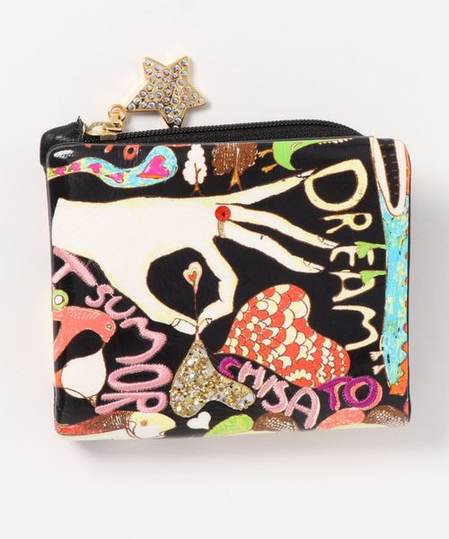 ツモリチサト　キャリー　ハッピースタッフ　二つ折り財布 tsumori chisato CARRY（ツモリチサトキャリー） 二つ折り 二つ折り