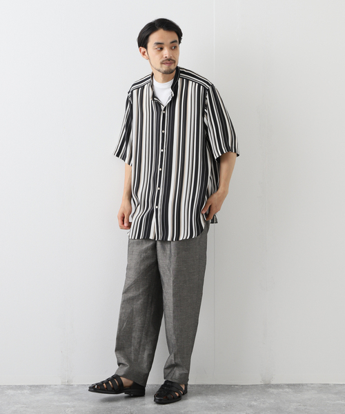 edifice la boucle別注　cale シャツジャケット LA BOUCLE (ラブークル) GANSHIN KERSEY トラッカージャケット