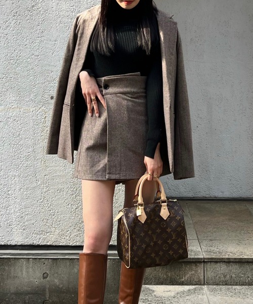 ACYM ジャケット テーラードジャケット Herringbone check