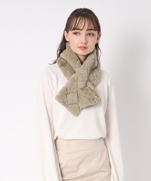 FURLA マフラー ストール 「WEB限定」フェイクファー