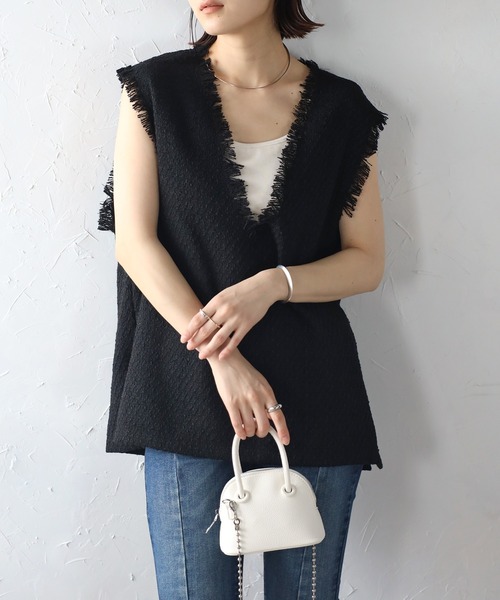 吉祥寺 SIGNAL GARMENTS 結-yui- ベスト C/F BLACK YUI ”2BUTTON VEST” C/F GABARDINE BLACK YV-001 | SIGNAL GARMENTS