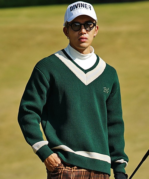 joker（ジョーカー） ゴルフ 「DIVINER GOLF」ルーズシルエットVネック