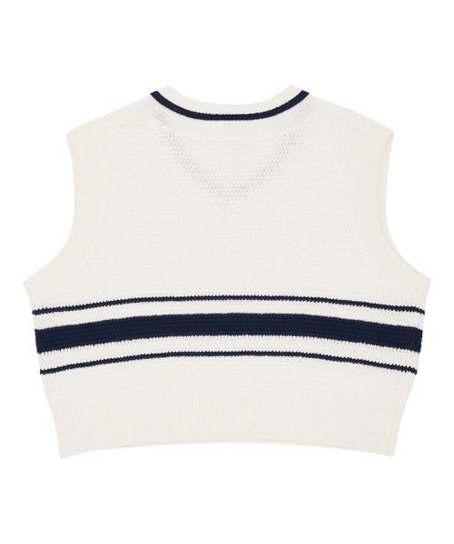 NEW ERA（ニューエラ） ベスト ジレ ゴルフ レディース ニットベスト