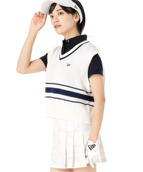 NEW ERA ベスト ジレ ニューエラ ゴルフ レディース ニット