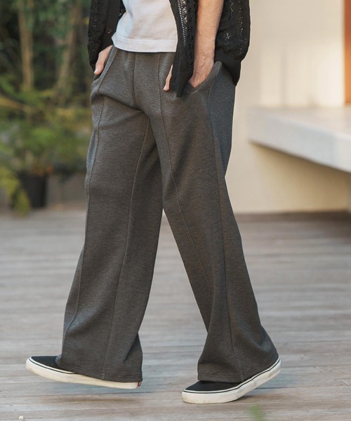 CAMBIO パンツ mp11846-ピンタック入りポンチフレアパンツ