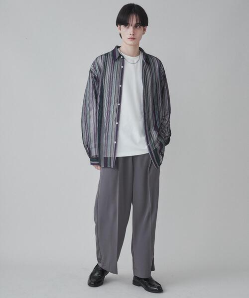 STUSSY - stussy ストライプ ベースボールシャツの通販 by TK