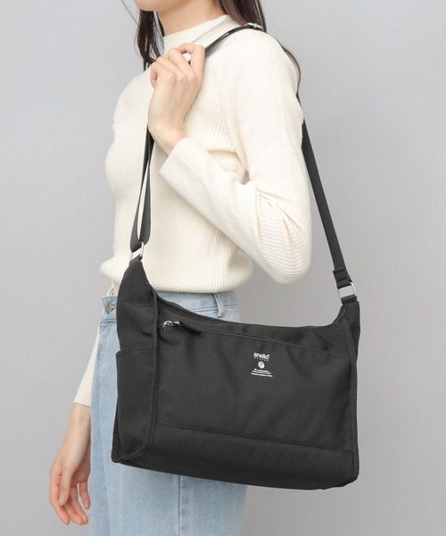 anello ショルダーバッグ バッグ CABIN キャビン 撥水加工 10ポケット 