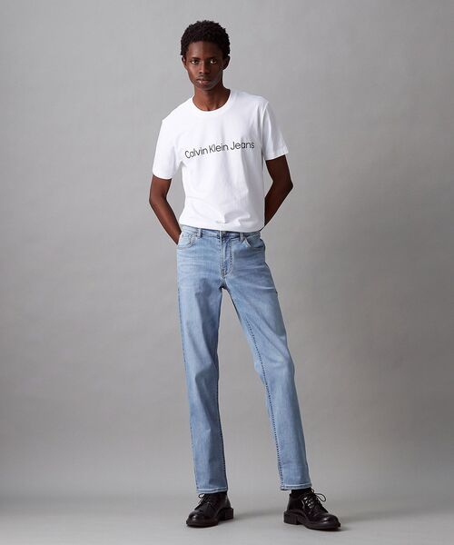 【  Jeans】カジュアルスタイル/CKロゴTシャツ Calvin Klein tシャツ 「ユニセックス」インスティテュー