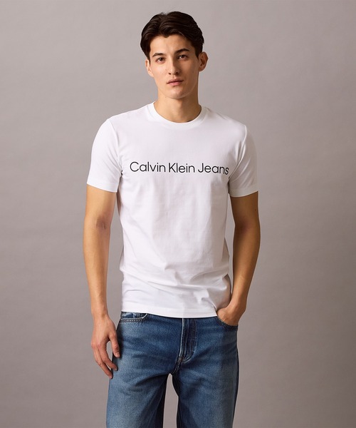 【 】CK Jeans ショートスリーブ Tシャツ◆送料無料 2点以上でさらに10%OFF】Tシャツ - カルバンクラインジーンズ