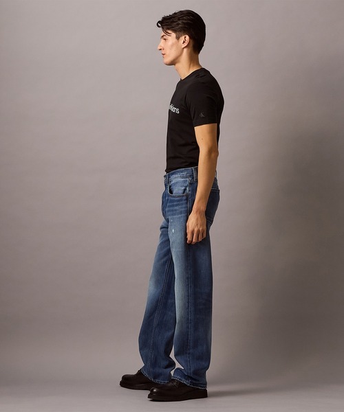 【 】◆CK Jeans ショートスリーブTシャツ◆送料無料 Calvin Klein - ショートスリーブスラブTシャツ / 4RB823G / UB1