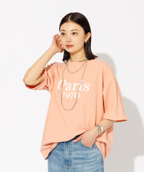 レミ レリーフ【REMI RELIEF】SP加工 NEW FIT TEE (BEAUTY IS POWER) Tシャツ ロゴ メンズ レディース 古着風 ヴィンテージ クルーネック コットン 日本製 REMI RELIEF レミ レリーフ【REMI RELIEF】SP加工 NEW FIT TEE