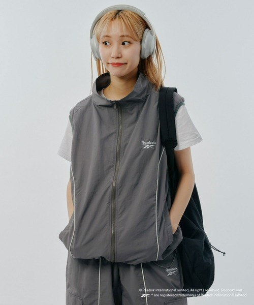 00s Reebok リーボック ナイロンベスト y2k Reebok ベスト ジレ 「Reebok別注」ナイロンベスト メンズ