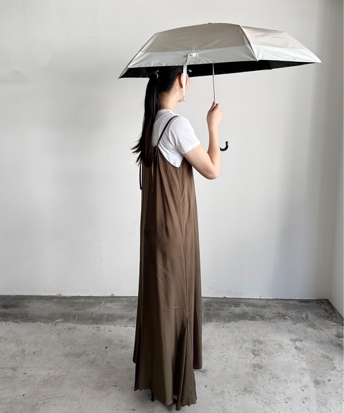 COMMON WARE 折りたたみ傘 NT:55cm UVバイカラー折りたたみ日傘