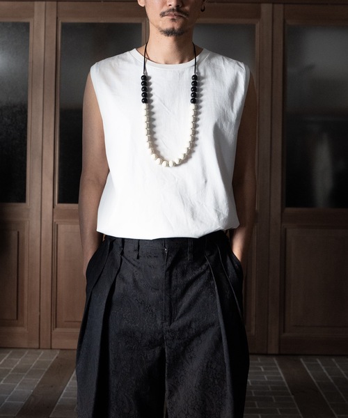 人気No.1 WALK IN CLOSET ネックレス 「 SENTI 」2025 WOOD BEADS ””JYUZU アクセサリー