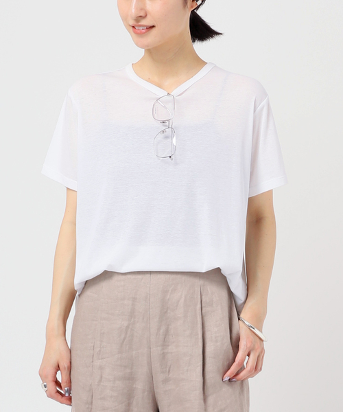AP STUDIO tシャツ Tシャツ シアーTシャツ レディース : ZOZOTOWN
