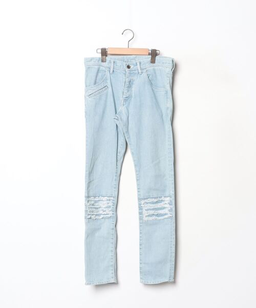 SHAREEF」 ダメージ加工デニムパンツ 2 ブルー メンズ : 84796269 