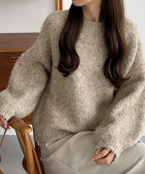 callautia（カラウティア） ニット セーター つぶつぶニット