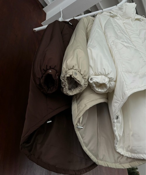 lawgy（ラウジー） ダウン ダウンジャケット arrange marshmallow hood