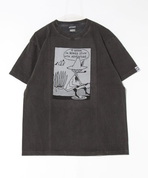 tシャツ MOOMIN / ムーミン ヴィンテージ フロント プリント 半袖 Tシャツ WNI レディース MOOMIN tシャツ / ムーミン ヴィンテージ フロント プリント