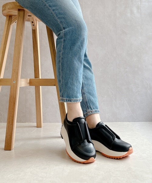 Noubel Voug Relax スニーカー 厚底 カジュアル スリッポン