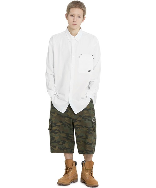ブラウス シャツ 「OY/オーワイ」DOUBLE POCKET WORK SHIRT/ダブルポケットワークシャツ レディース メンズ OY ブラウス シャツ 「OY/オーワイ」DOUBLE POCKET WORK SHIRT