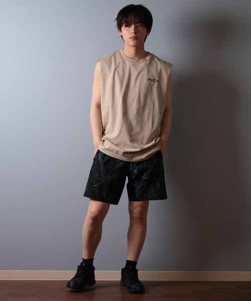 新品　25年春夏 RVCAルーカ　水陸両用ボードショーツ　黒　XL RVCA メンズ PERRY MIX BS ボードショーツ 【2025年春夏モデル