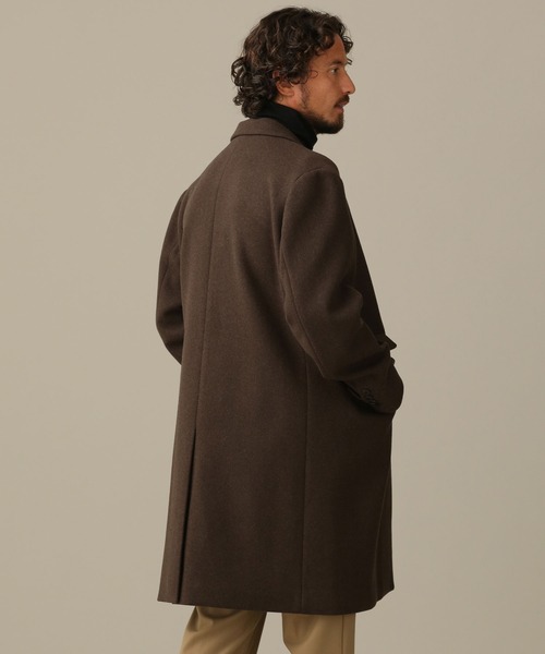 【定価¥39,600-】未使用 ナノユニバース チェスターコート ブラウン系 S NANO universe（ナノ・ユニバース） チェスターコート M ブラック