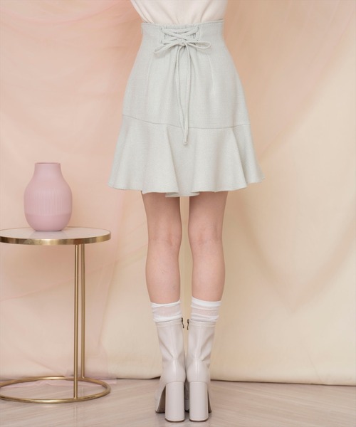 WILLSELECTION（ウィルセレクション） スカート アシメヘムツイード