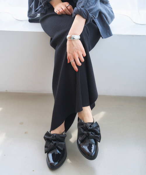 TEMPERATE（テンパレイト） 長靴 レインブーツ 別注 W RIBBON OXFORD