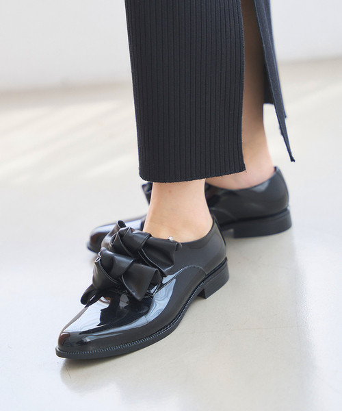 TEMPERATE（テンパレイト） 長靴 レインブーツ 別注 W RIBBON OXFORD