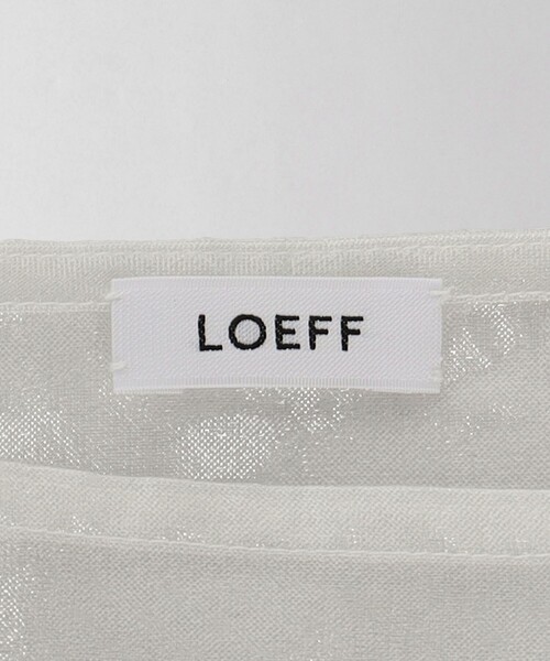 ブラウス シャツ 「LOEFF」JELLYFISH プルオーバー ブラウス レディース LOEFF ブラウス シャツ 「LOEFF」JELLYFISH プルオーバー