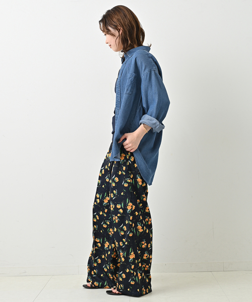 SLOBE IENA - なお　LE DENIM BIGシャツ◆新品未使用タグ付き SLOBE IENA（スローブイエナ）の「《追加3》LE DENIM BDUシャツ