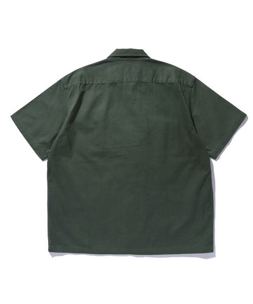 XLARGE シャツ ZIP UP S/S WORK SHIRT メンズ レディース