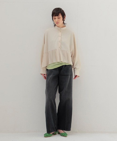 DRESSLAVE（ドレスレイブ） ブラウス シャツ georgett pleats blouse