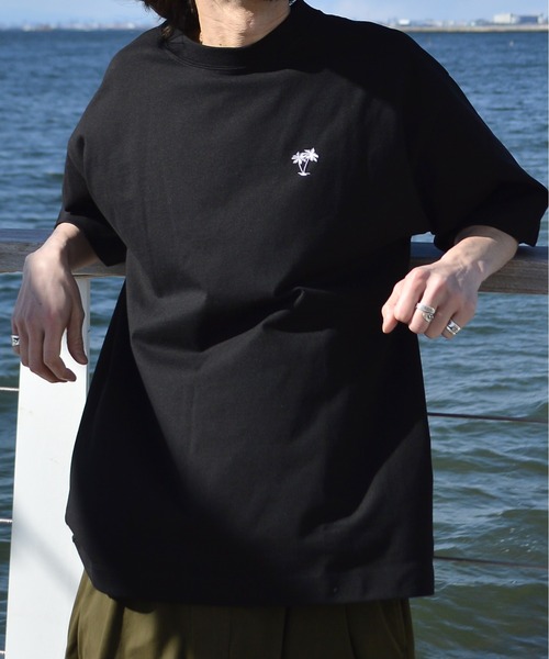 Sunny Smith tシャツ 11.6ウルトラヘビーオンス Heavy Smithヤシ
