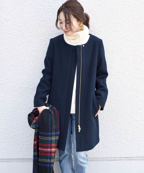 「Khaju」 コート 38 ベージュ レディース_画像4
