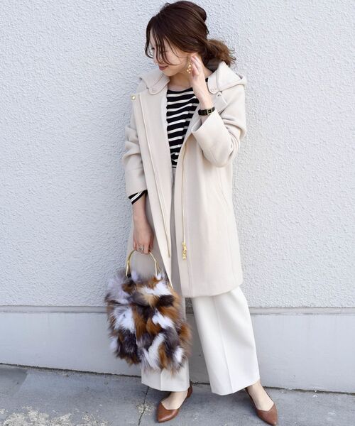 「Khaju」 コート 38 ベージュ レディース_画像8