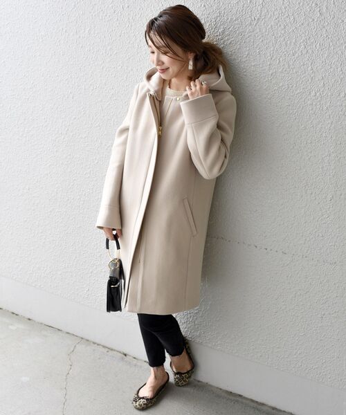 「Khaju」 コート 38 ベージュ レディース_画像9