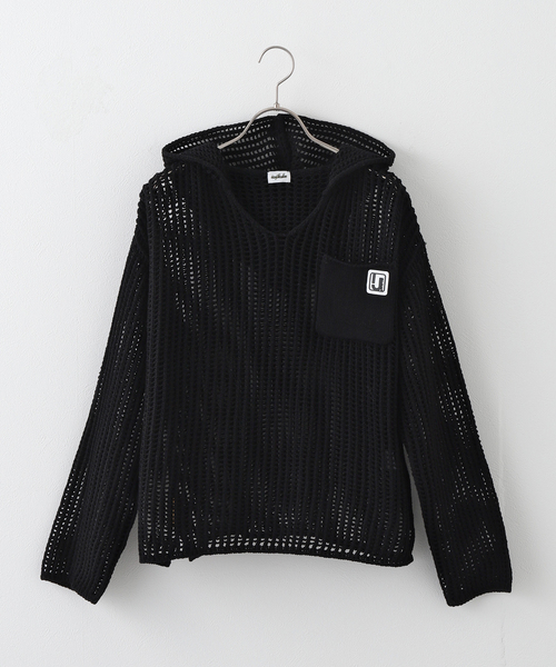 【irojikake（イロジカケ）】Feel the wind hoodie Feel the wind hoodie（BLACK） - irojikake - online store