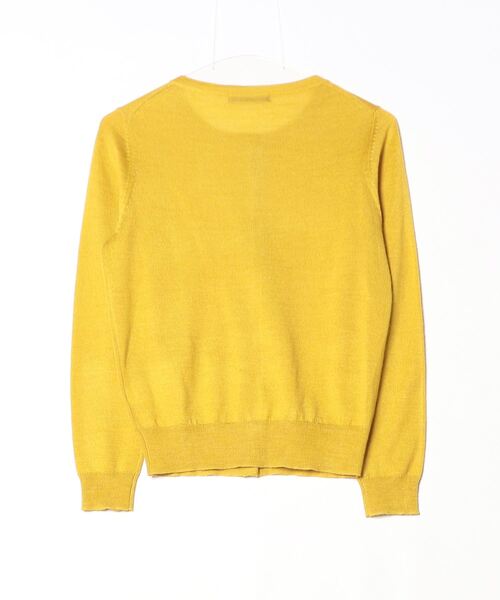 「LA MARINE FRANCAISE」 ニットカーディガン - イエロー レディース_画像2