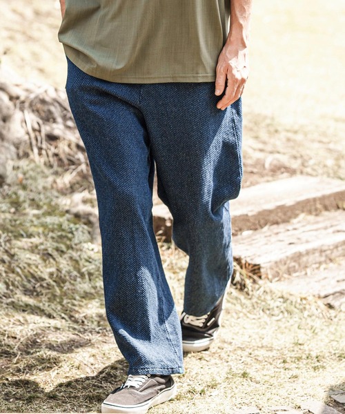 CAMBIO（カンビオ） ワイドパンツ パンツ mp13595- Jacquard Denim