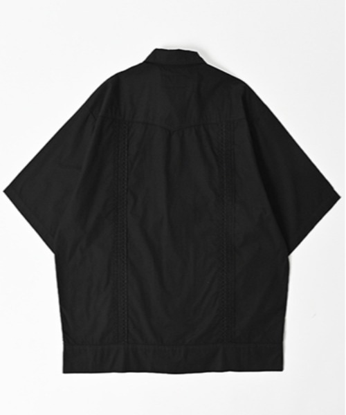 ブラウス シャツ 「ADAMPATEK/アダムパテック」overdyed cuban shirt/製品染めキューバシャツ レディース メンズ ADAM PATEK シャツ ADAMPATEK/overdyed cuban shirt/製品染め